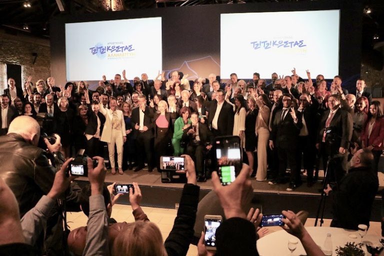 Παρουσίαση του νέου σήματος και 100 υπ. περιφερειακών συμβούλων της   «Αλληλεγγύη» από τον Α. Τζιτζικώστα -Πιερία
