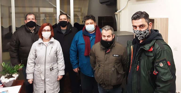 Συνάντηση της βουλεύτριας  Ε. Σκούφα με το Σωματείο Επισιτισμού  Πιερίας