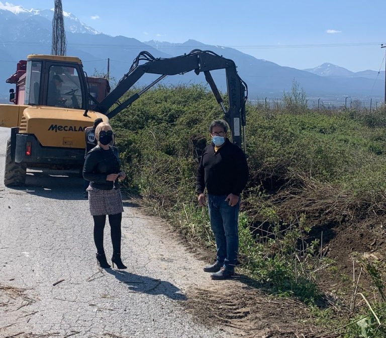 Καθαρισμός στραγγιστικής τάφρου στη Νέα Έφεσο, από την Περιφερειακή Ενότητα Πιερίας