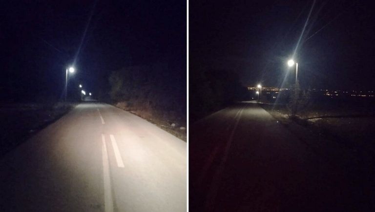 Δήμος Δίου Ολύμπου: Ολοκληρώθηκε η πρώτη φάση της επέκτασης του δικτύου ηλεκτροφωτισμού στο δρόμο από τη Βροντού προς το ρέμα της Αγίας Τριάδας