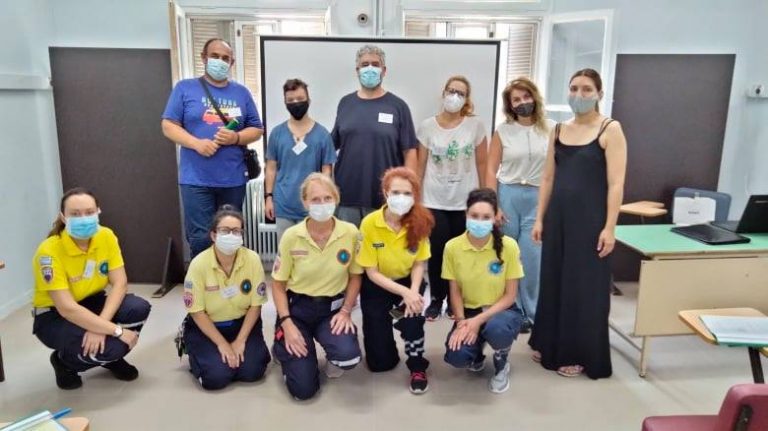 «Πιστοποίηση πάνω στη Βασική Υποστήριξη Ζωής σε Παιδιά και Βρέφη από τη Διασωστική Ομάδα Πιερίας»