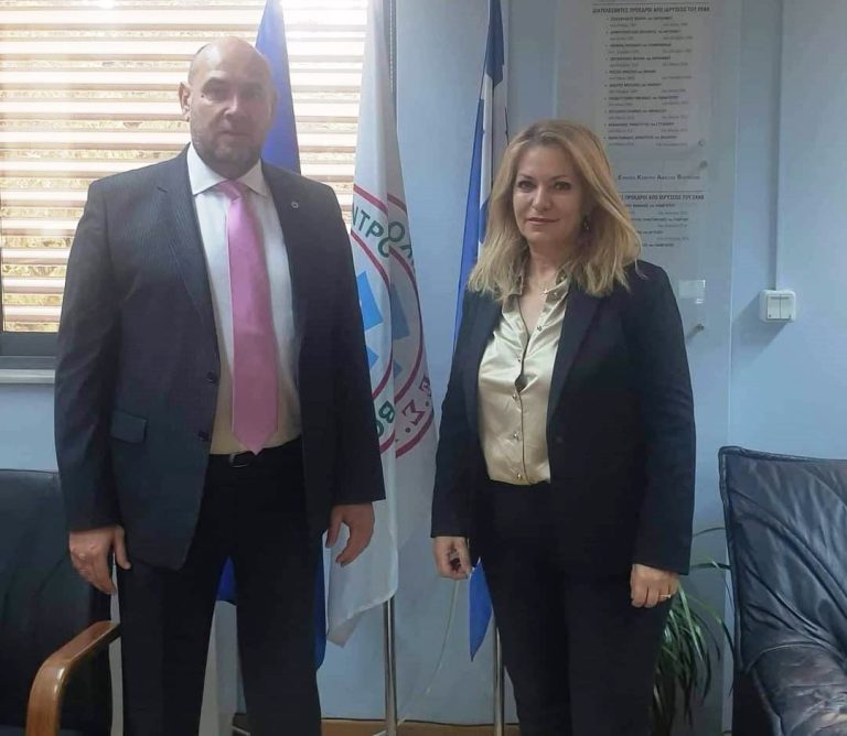 Άννα Μάνη - Παπαδημητρίου: Θετικά εξετάζεται η ενίσχυση του ΕΚΑΒ Πιερίας με τουλάχιστον ένα ασθενοφόρο