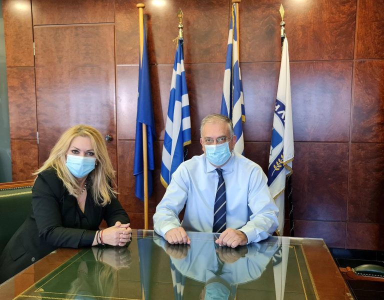 Άννα Μάνη - Παπαδημητρίου: Συνάντηση με τον Υπουργό Προστασίας του Πολίτη, κ. Τάκη Θεοδωρικάκο