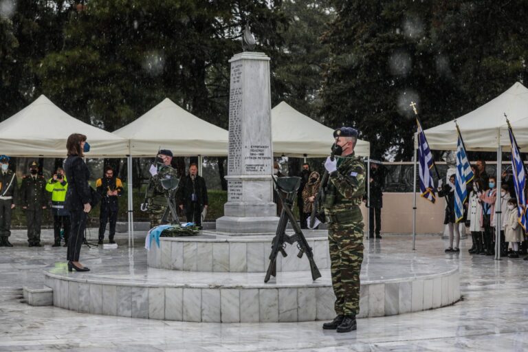 Η Πρόεδρος της Δημοκρατίας για την Επανάσταση του Ολύμπου 1878: "Ο ηρωικός αγώνας και η θυσία τους αποτελεί πηγή έμπνευσης και διαχρονικό παράδειγμα πίστης και αγάπης για την πατρίδα"