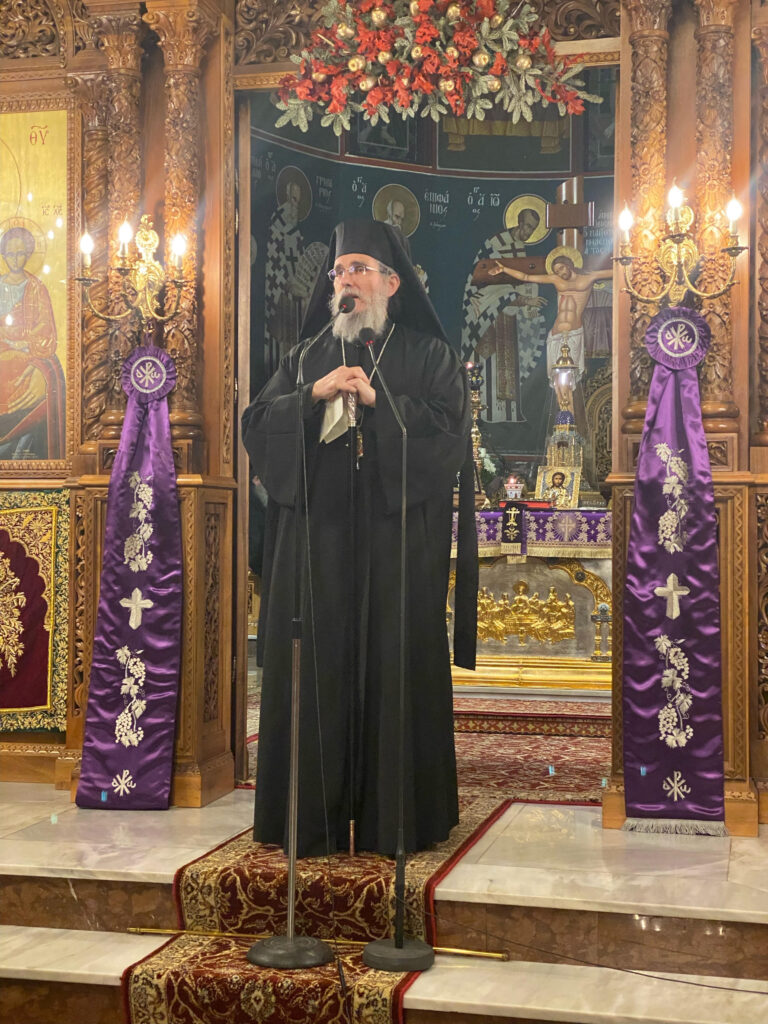 Ιεραποστολικές ομιλίες του Επισκόπου Αρούσας  κ. Αγαθονίκου  στην Κατερίνη