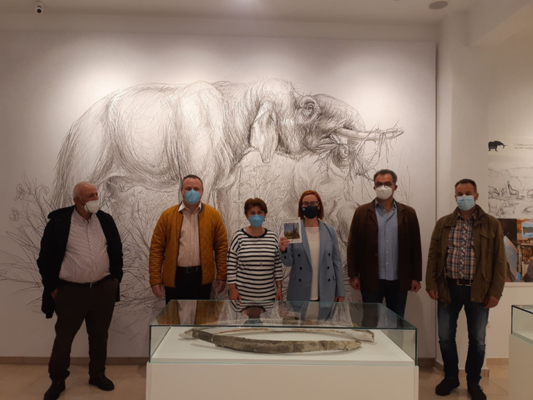 Επίσκεψη της Βουλεύτριας Πιερίας Μπ.Σκούφα στο Εκθετήριο "Μαστόδοντας - Νεοκαισάρεια"