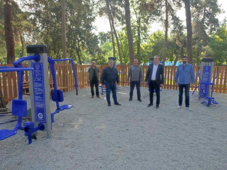 Δήμος Κατερίνης – ΔΕΔΑ: Το πρώτο υπαίθριο γυμναστήριο στο Δημοτικό Πάρκο