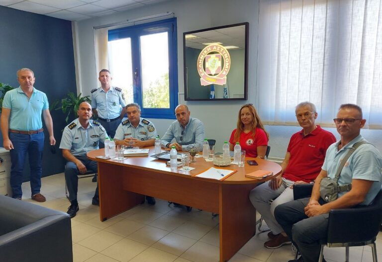 «Τρέχω για την Κατερίνη»: Συνάντηση της Οργανωτικής Επιτροπής με τον Διευθυντή της Διεύθυνσης Αστυνομίας Πιερίας