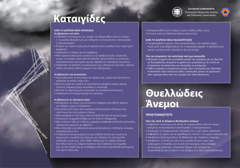 Πρόσκαιρη επιδείνωση καιρού από σήμερα το  βράδυ έως και απόγευμα Δευτέρας - Με ισχυρές βροχές, καταιγίδες, μεγάλη συχνότητα κεραυνών, χαλαζοπτώσεις και ενισχυμένους ανέμους