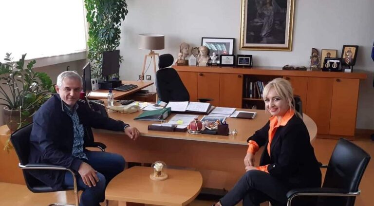 Με την αντιπεριφερειάρχη Πιερίας Σοφία Μαυρίδου συναντήθηκε ο Επικεφαλής του Συνδυασμού "Προοπτική για τον Δήμο-τη", Πέτρος Κιάφας
