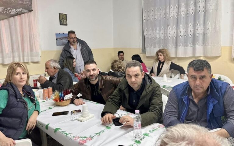 Στον Τρίλοφο ο Νίκος Τσακιρίδης τίμησε τον πολιούχο Άγιο Γεώργιο