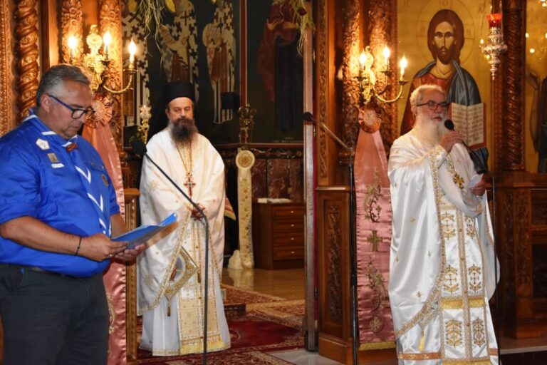 Τη μνήμη των 31 σφαγιασθέντων προσκόπων στο Αϊδίνι το 1919 τίμησε ο υποψήφιος δήμαρχος Κατερίνης Γιάννης Ντούμος