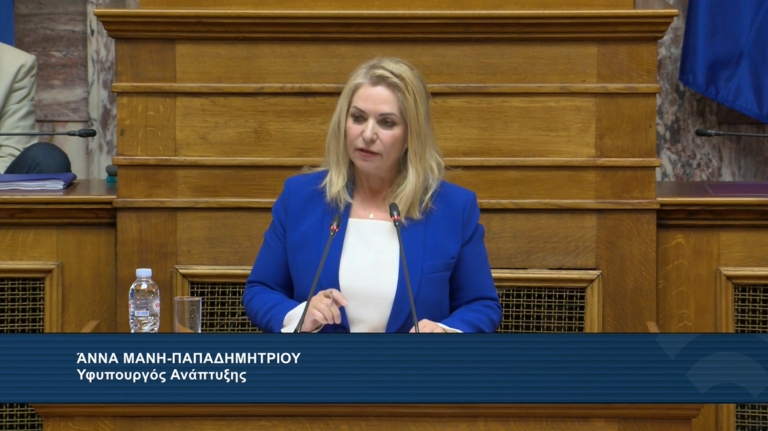 Η Υφυπουργός Ανάπτυξης παρουσίασε στην Επιτροπή Παραγωγής και Εμπορίου της Βουλής το νέο σχέδιο νόμου του Υπουργείου Ανάπτυξης.