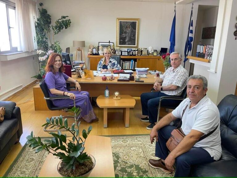 Συνάντηση της Αντιπεριφερειάρχη Πιερίας με την Επιτροπή Παρακολούθησης, του τοπικού πολεοδομικού σχεδίου δήμου Κατερίνης