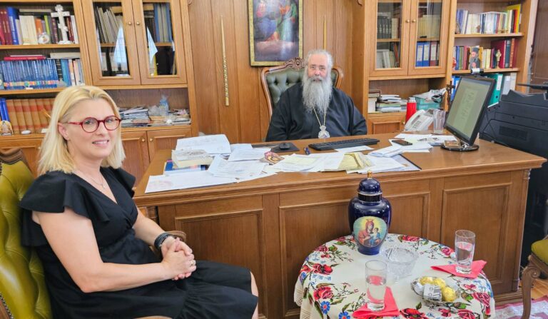 "Αικατερίνεια 2024": Συνάντηση εργασίας με τον Μητροπολίτη Κίτρους, κ. Γεώργιο είχε η αντιδήμαρχος Πολιτισμού/Τουρισμού, Ελίνα Διαμαντοπούλου