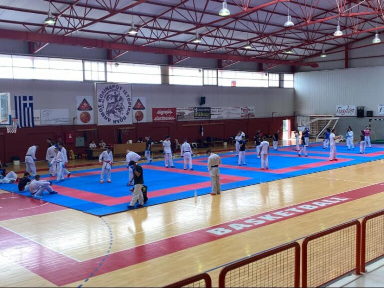 Το Camp Εθνικών Ομάδων Καράτε στο ΔΑΚ Κολινδρού