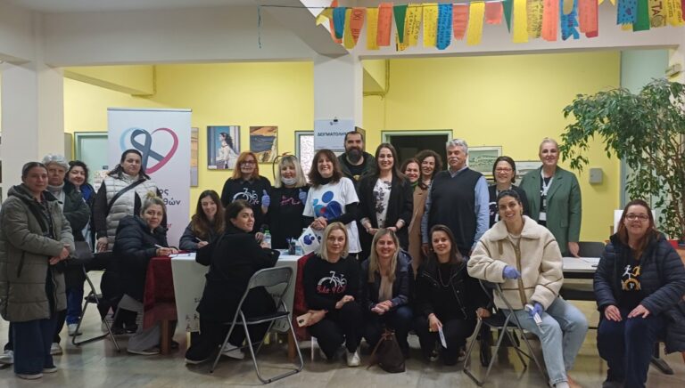 Eνημέρωση και εγγραφή νέων δοτών μυελού των οστών στο 10ο Δημοτικό Σχολείο Κατερίνης από τον Σύλλογο Καρκινοπαθών Πιερίας