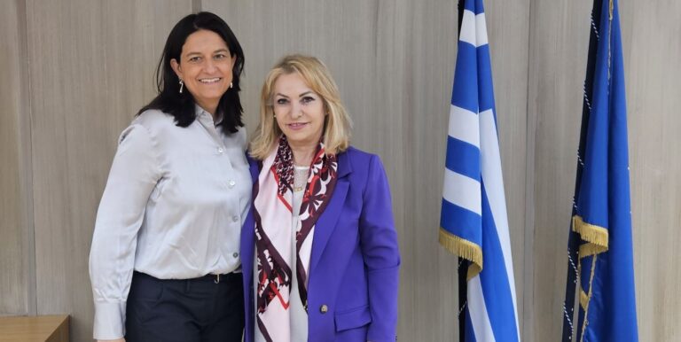 Άννα Μάνη – Παπαδημητρίου: Συνάντηση με την  Υπουργό Εργασίας και Κοινωνικής Ασφάλισης Νίκη Κεραμέως