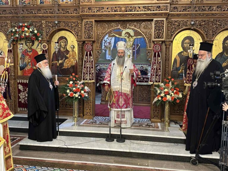 Πανηγύρισε ο Ι.Ν. Αγίου Γεωργίου: Εορτή της Ανακομιδής των Λειψάνων και των Ονομαστηρίων του Μητροπολίτη κ. Γεωργίου